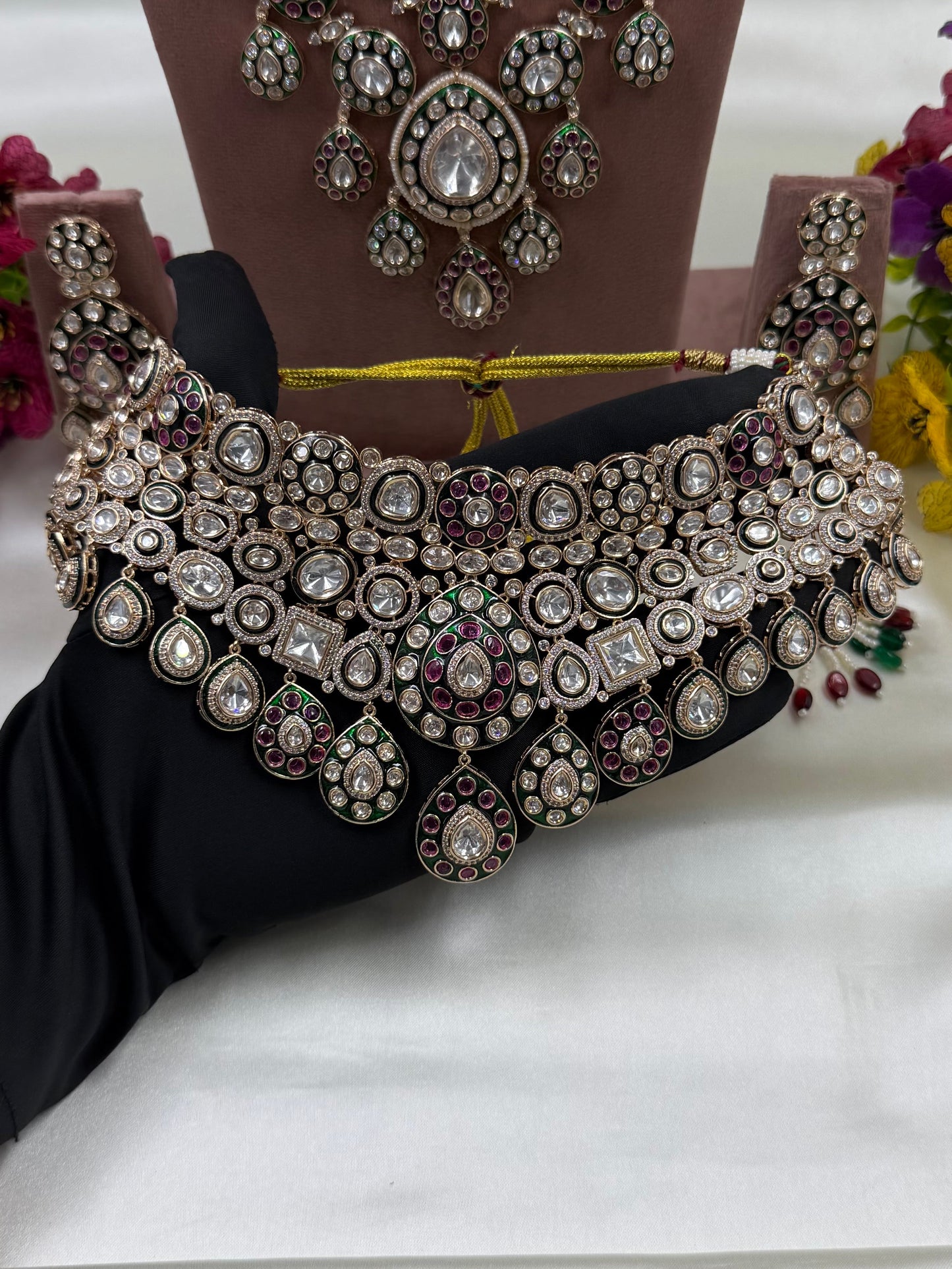 Raziya Moissanite Premium Combo Set