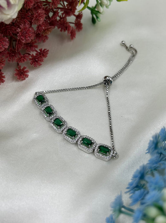 Pihu American Diamond Bracelet (Adjustable)