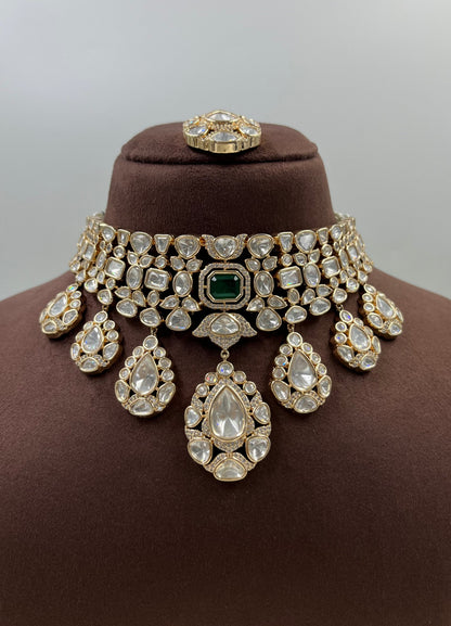 Meera Moissanite Choker Necklace