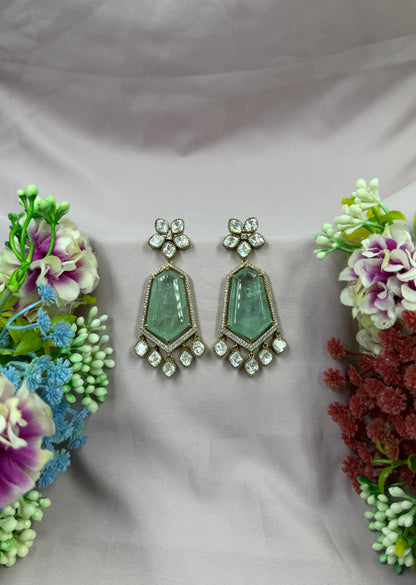 Zoe Victorian Moissanite Earring