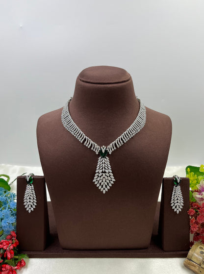 Rubina American Diamond Premium Necklace