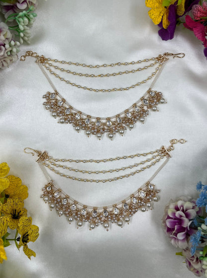 Tara Moissanite Earchain