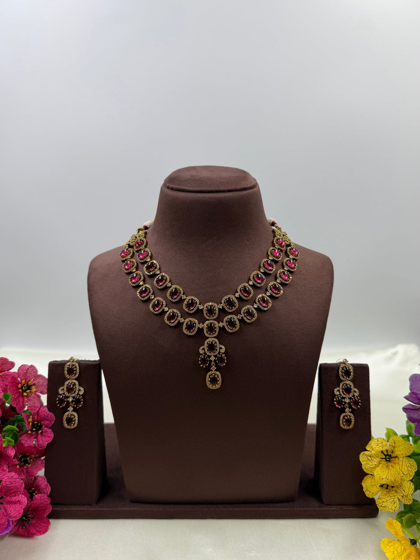 Ashita Victorian Double Layering Necklace