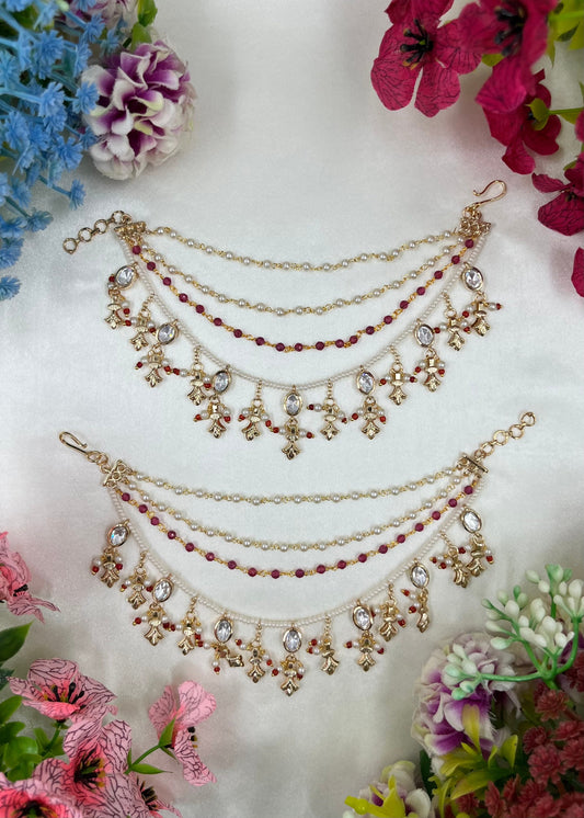 Mithali Moissanite Earchain