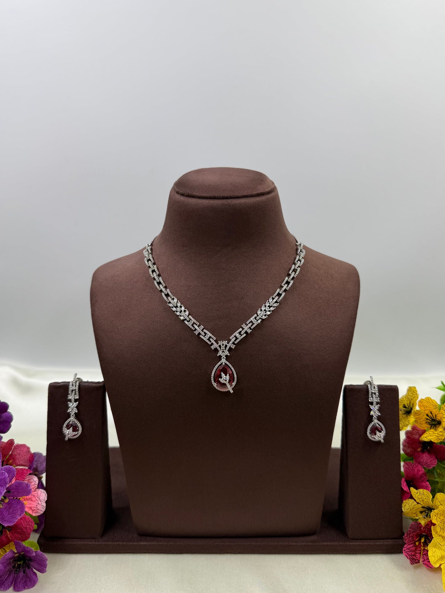 Aileen American Diamond Necklace