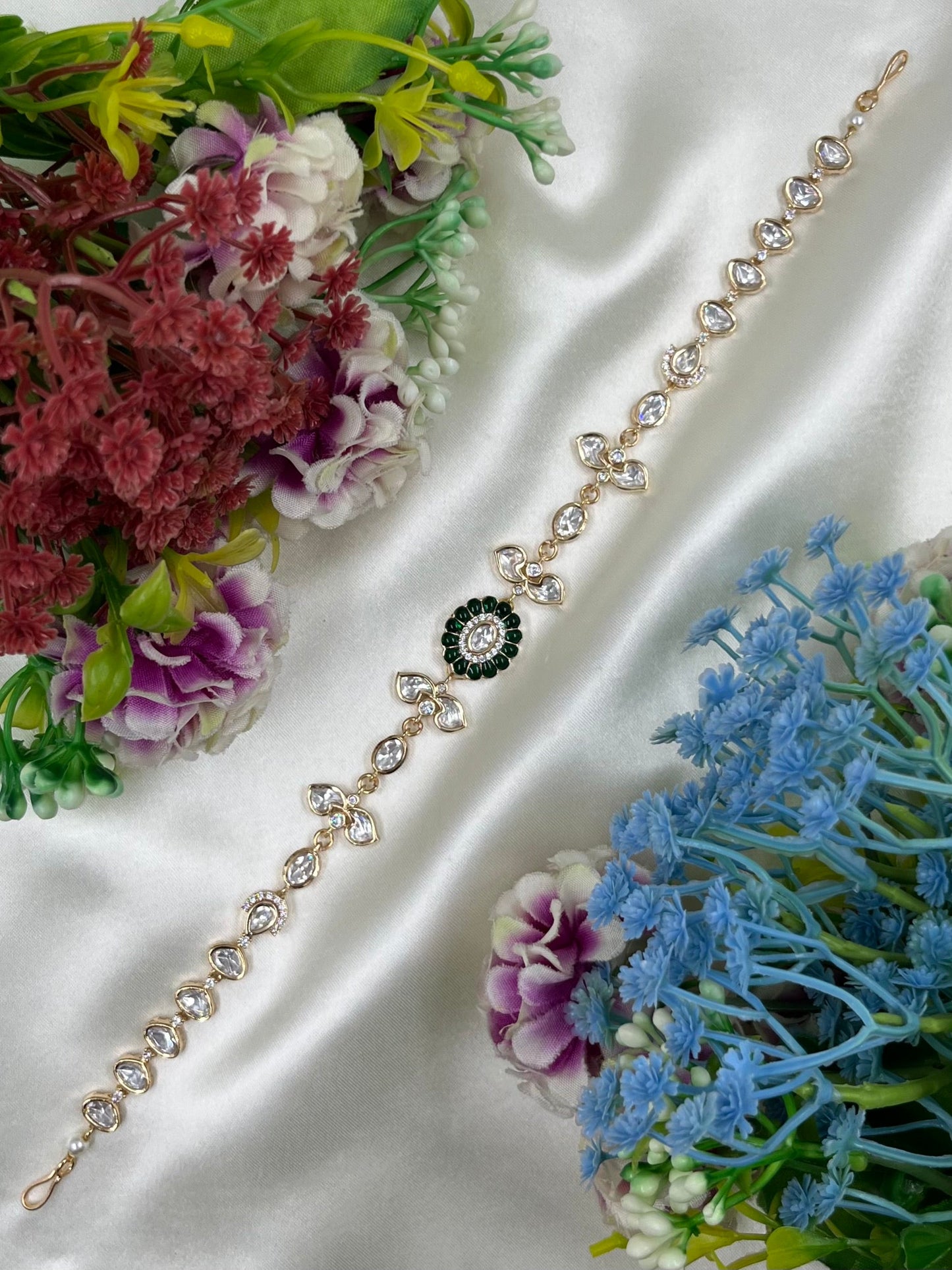 Aasha Moissanite Sheesh Patti