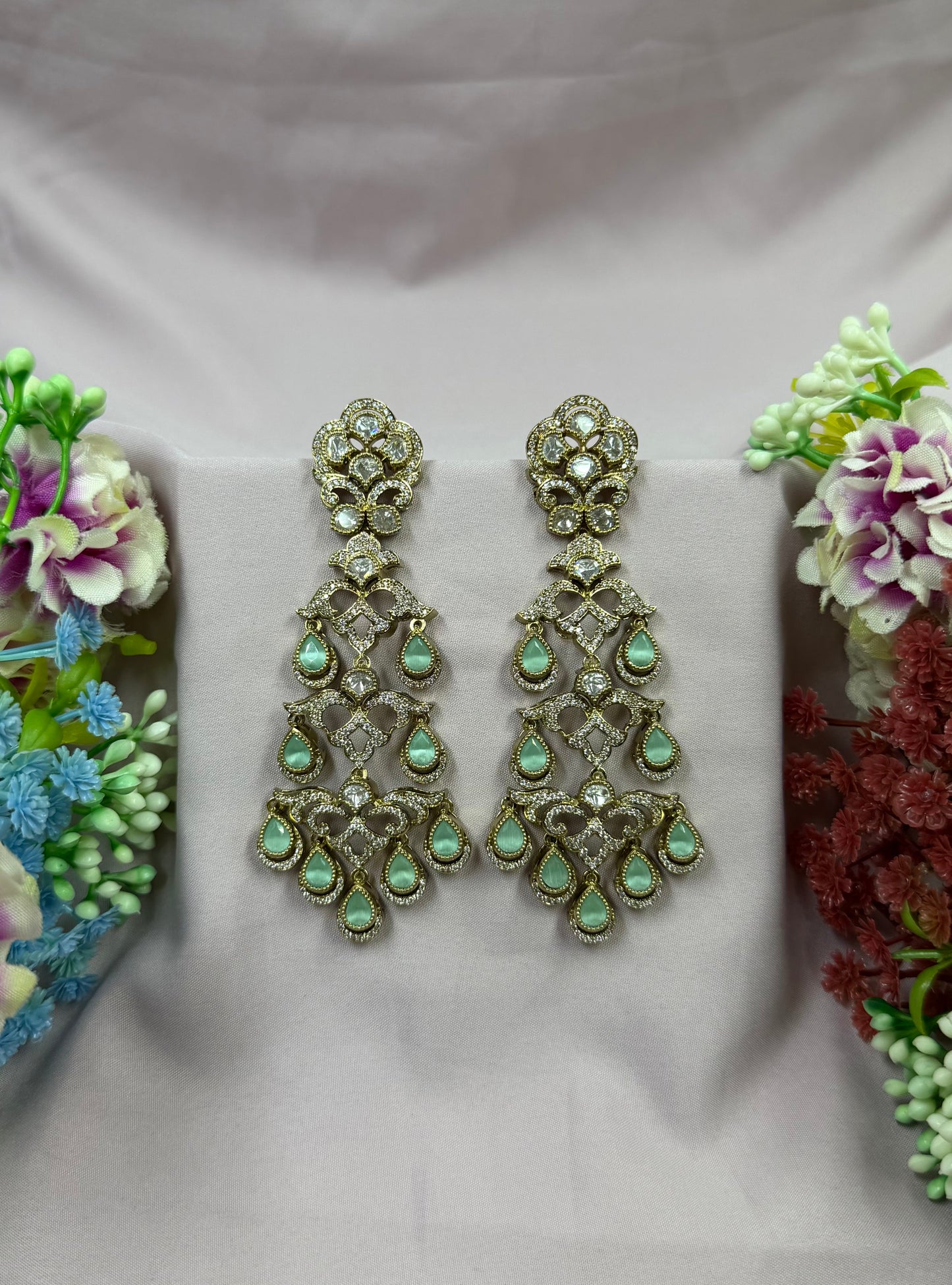 Sophia Victorian Moissanite Earring