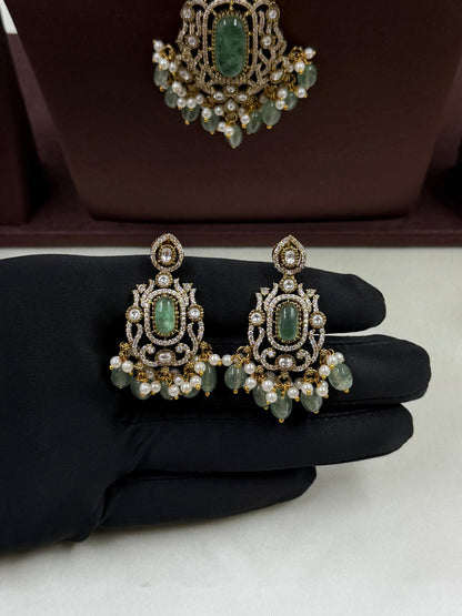 Vishakha Victorian Three Layer Necklace