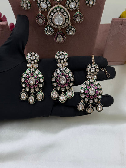 Raziya Moissanite Premium Combo Set