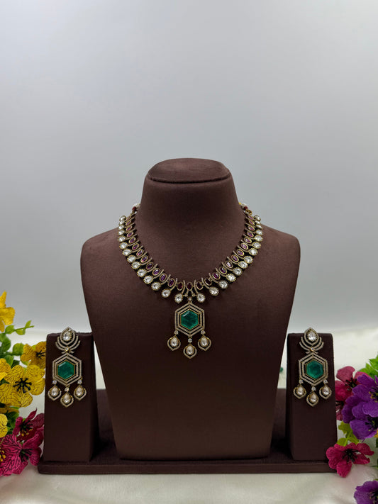 Sneha Victorian Necklace