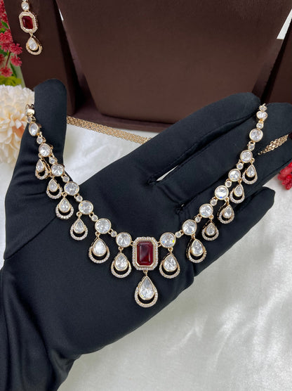 Tarabai Premium Moissanite Necklace