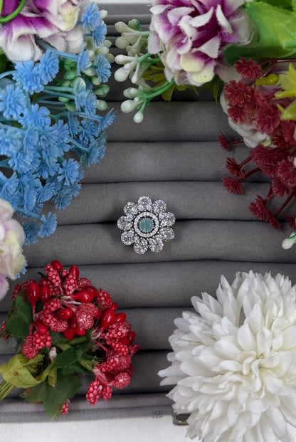 Zoey American Diamond Ring (Adjustable)