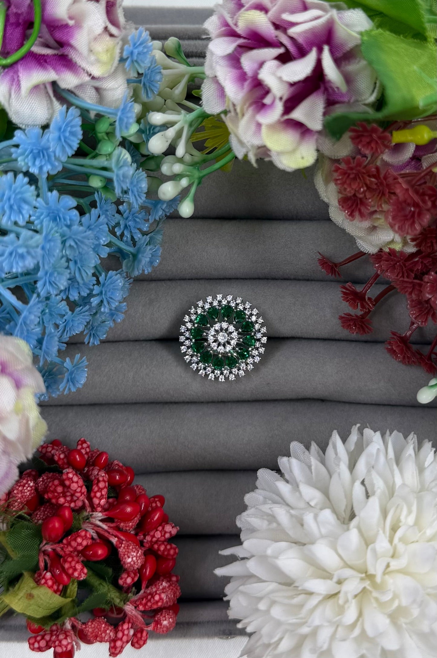 Kenzie American Diamond Ring (Adjustable)
