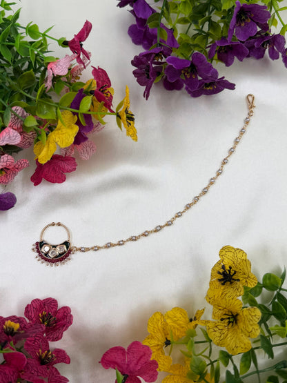Prachi Moissanite Nose Ring