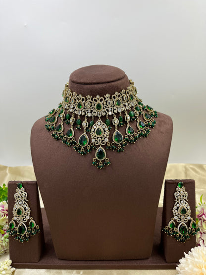 Soveria Victorian Heavy Chokar Necklace