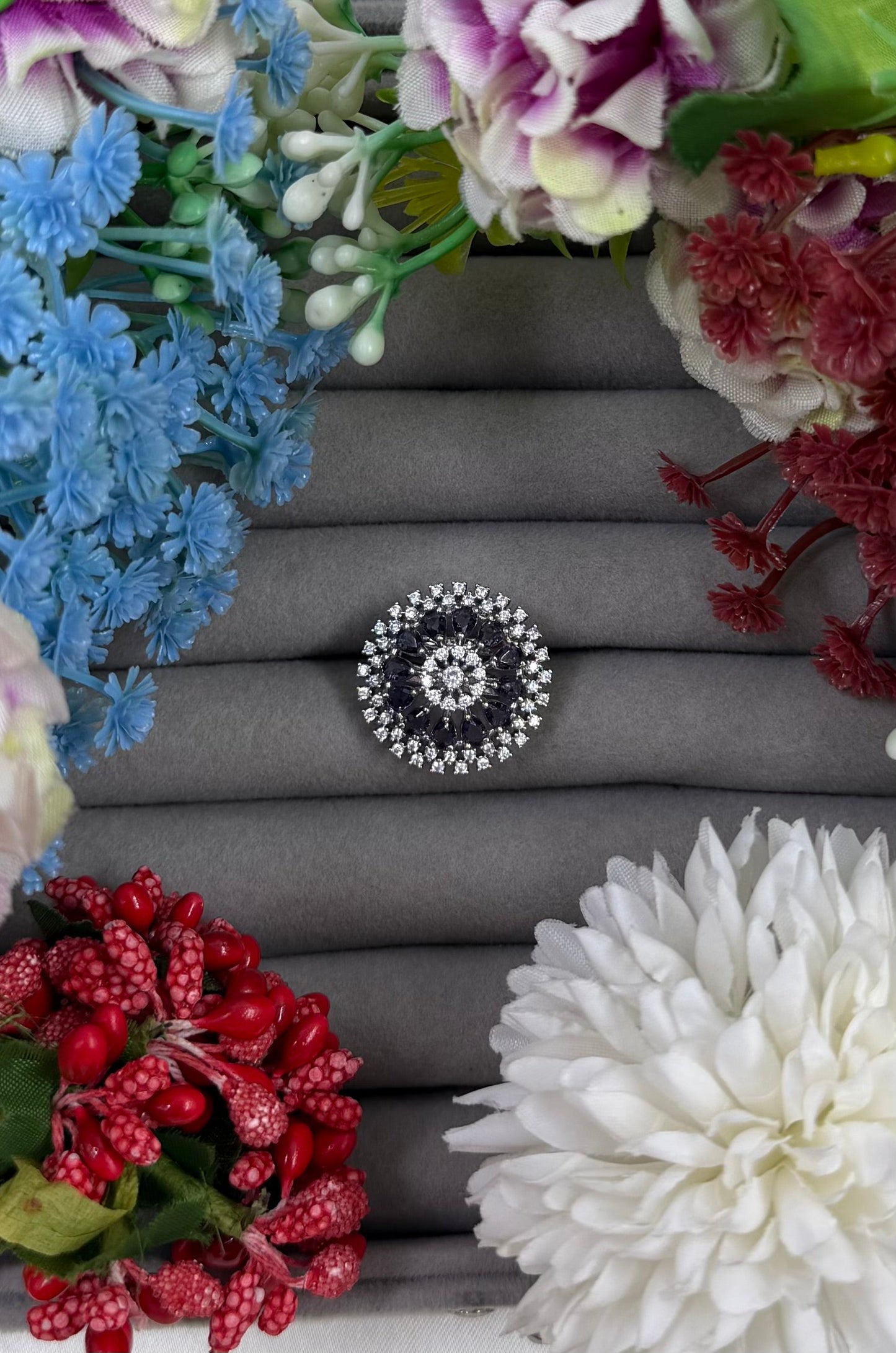 Kenzie American Diamond Ring (Adjustable)