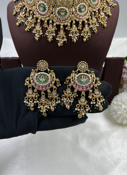 Nidhi Heritage Choker Necklace Set