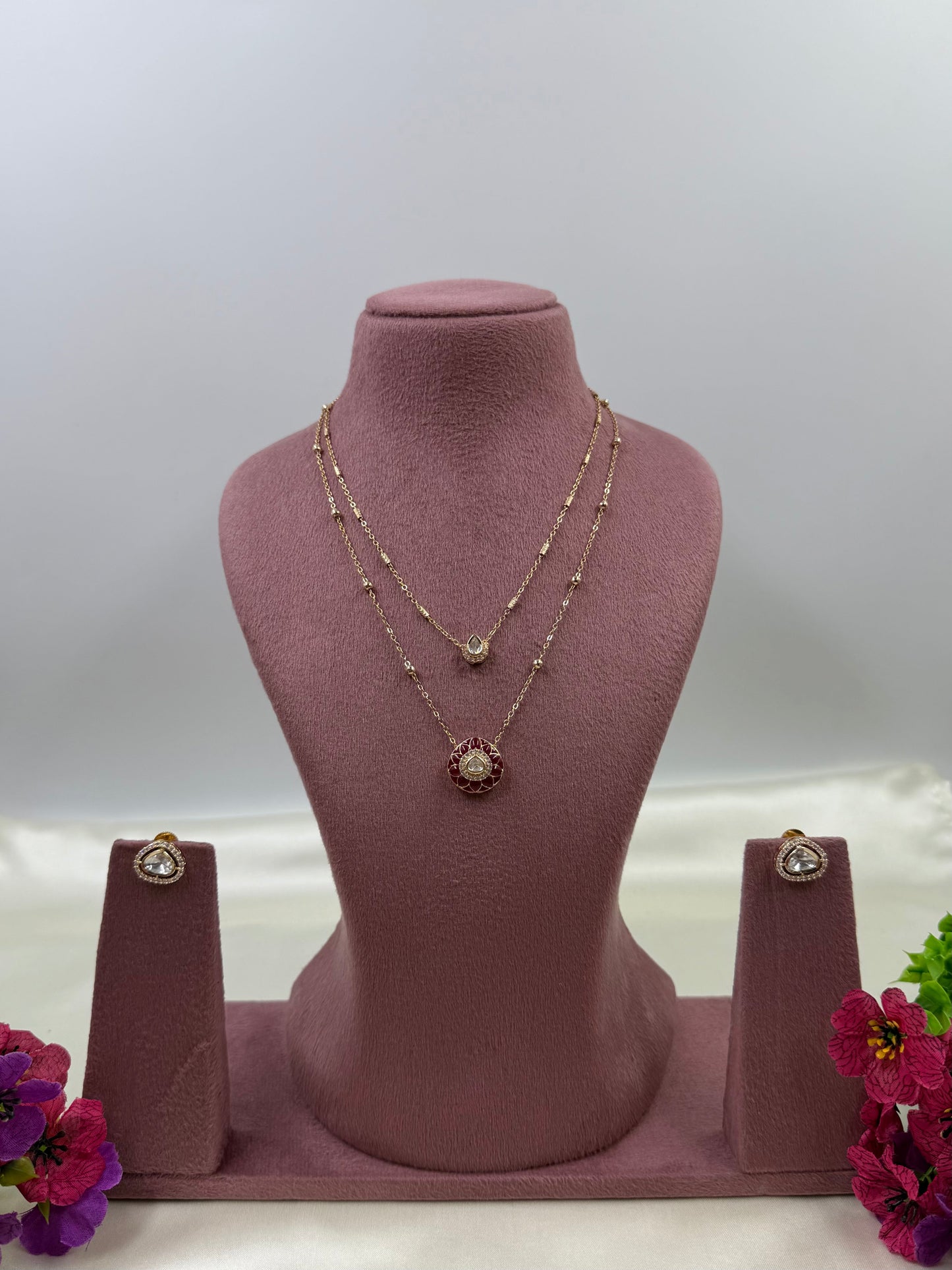 Minal Moissanite Chain Pendant