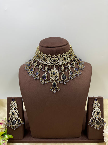 Soveria Victorian Heavy Chokar Necklace