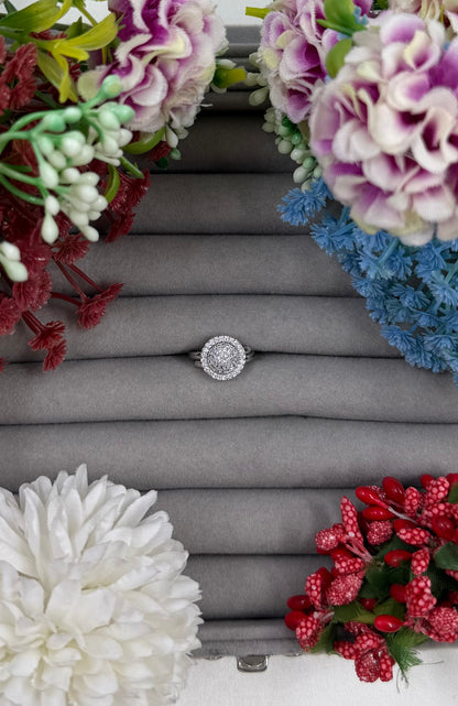Ava American Diamond Ring (Adjustable)