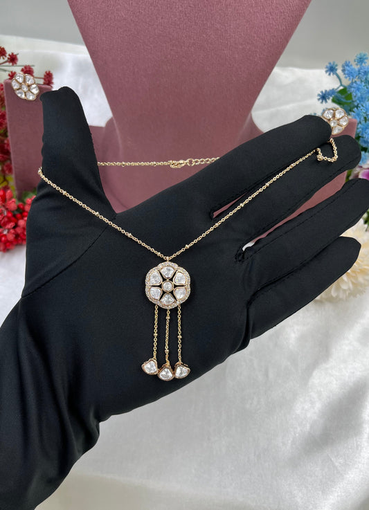 Vilina Moissanite Chain Pendant