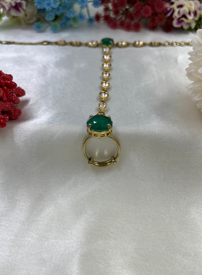 Tanishkaa Moissanite Premium Hath Panja (One pis)