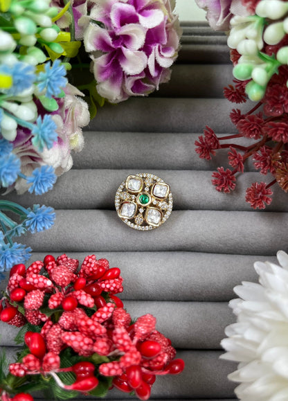Aditi Moissanite Ring