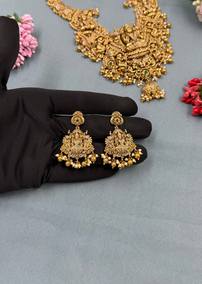 Neelam South Indian Temple Necklace Set