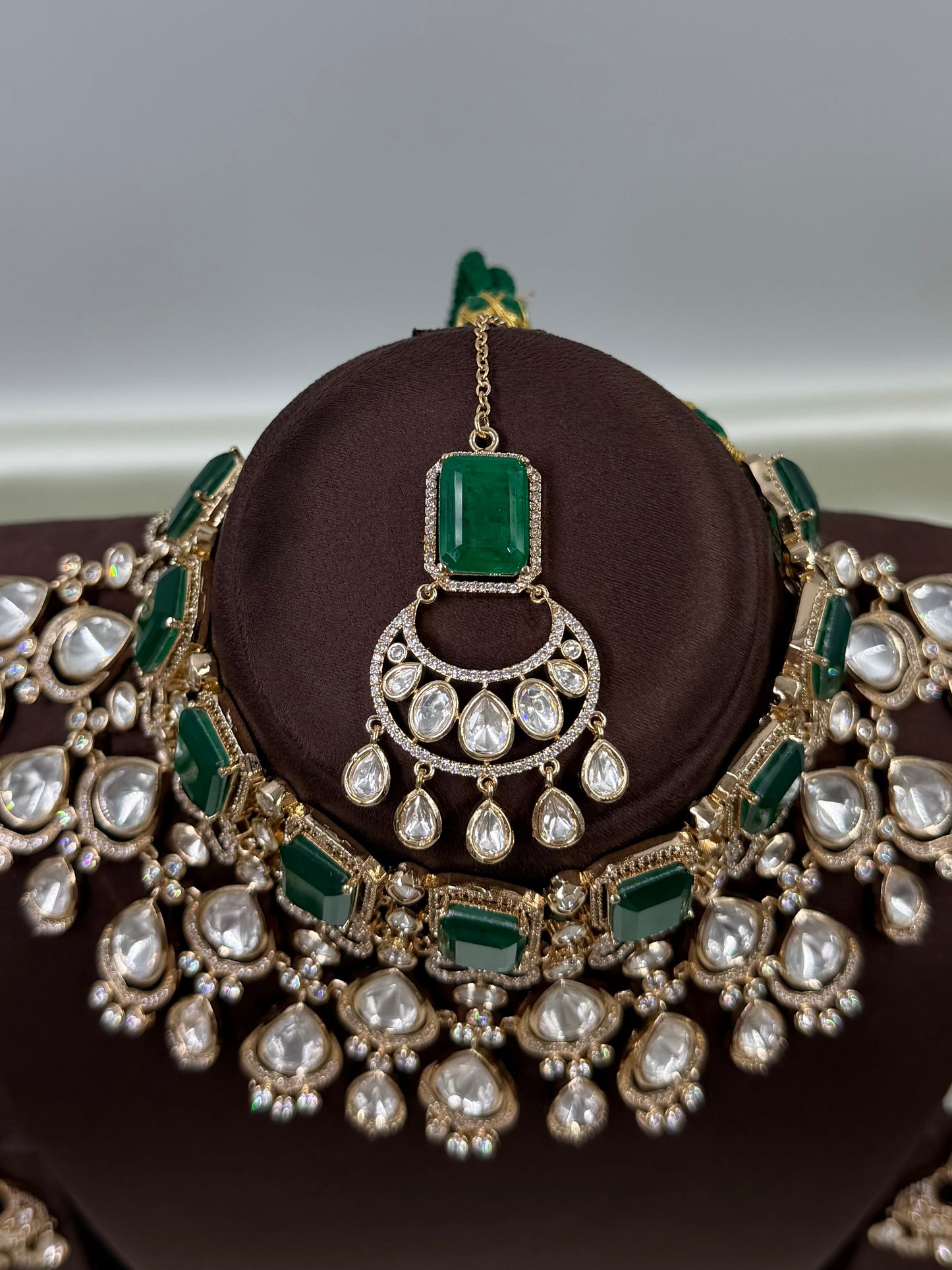Ramya Moissanite Choker Necklace Set
