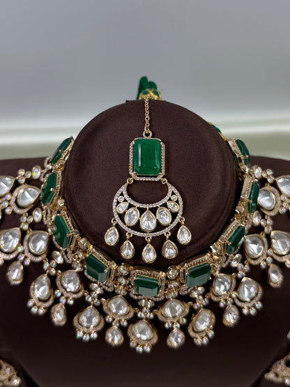 Ramya Moissanite Choker Necklace Set