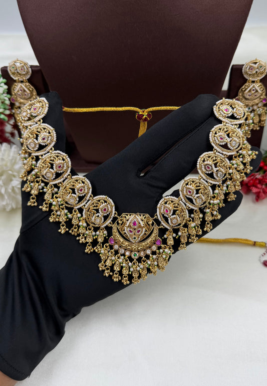 Nritya Heritage Chorski Necklace Set
