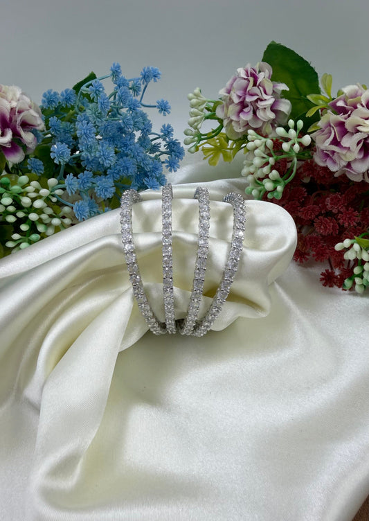 Eliza American Diamond Bangles [4 Piece]