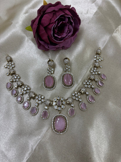 Zia Drop Victorian Necklace Set