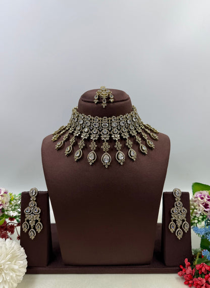 Daksha Premium Victorian Choker NecklaceSet