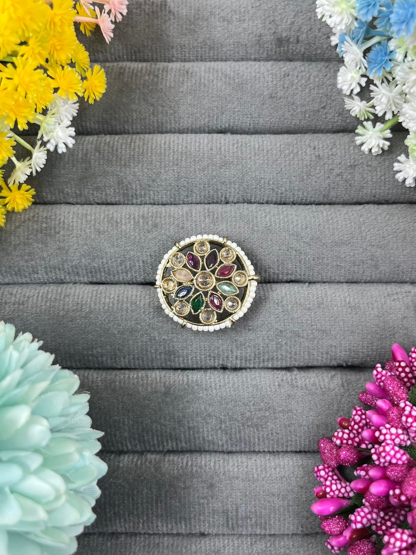 Anushka Victorian Ring (Adjustable)