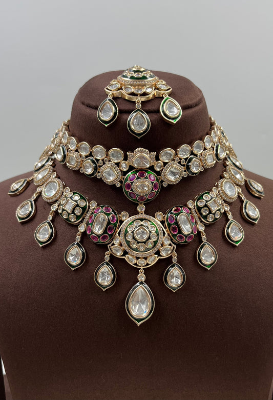 Razia Moissanite Semi Bridal Set