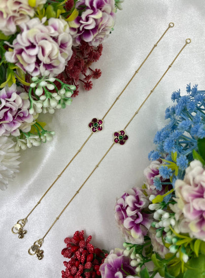 Brinda Pachi Kundan Anklet