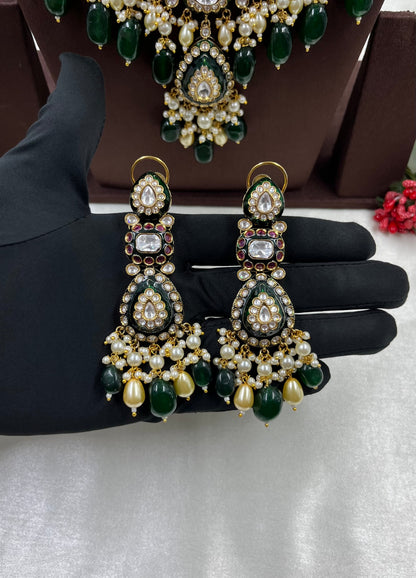 Esha Polki Kundan Necklace Set