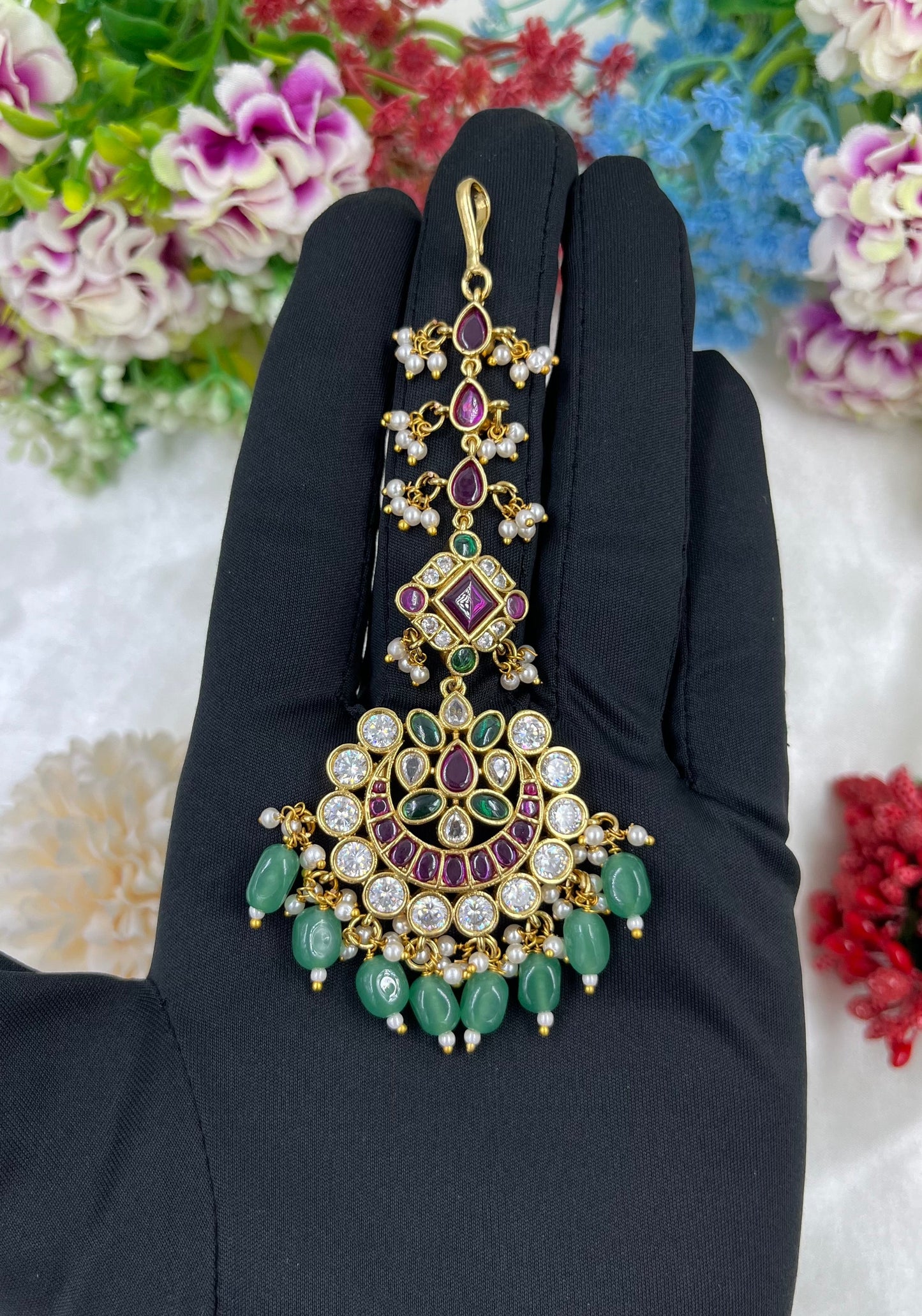 Hina Premium Victorian Traditional Mang Tika