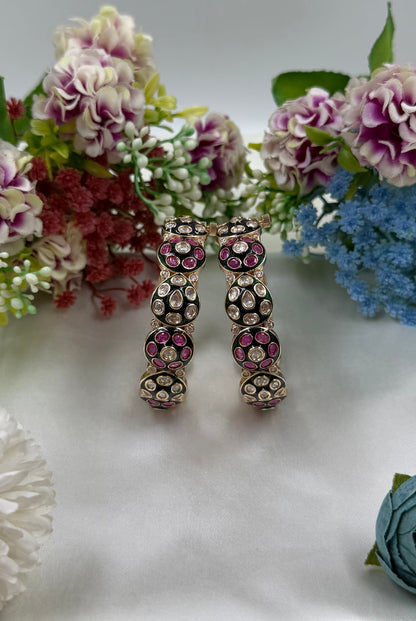 Pranita Moissanite Bangles (Openable)