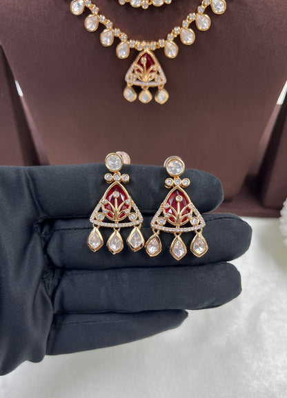 Priya Moissanite Delicate Necklace