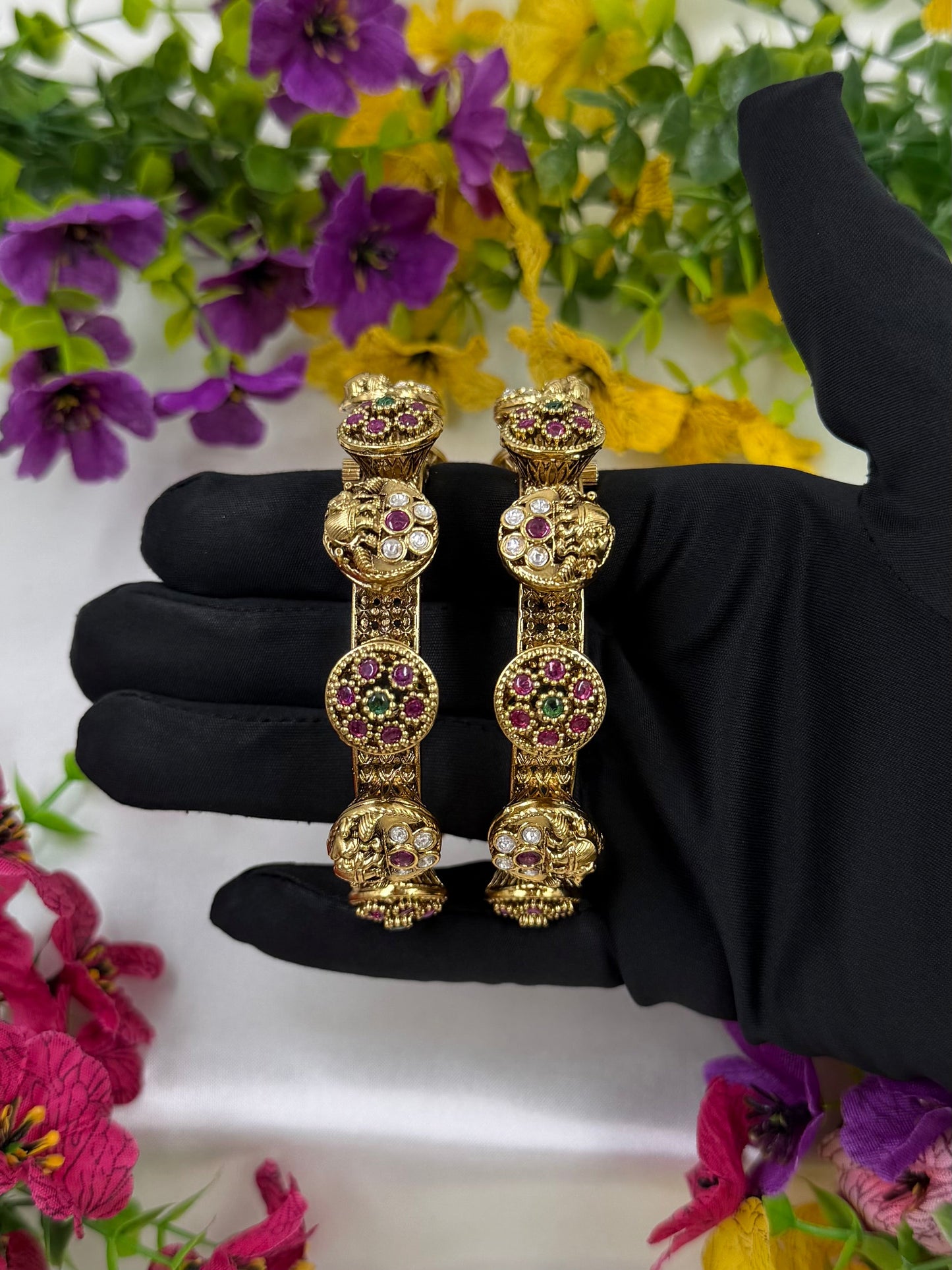 Tanisha Victorian Bangles (Openable)