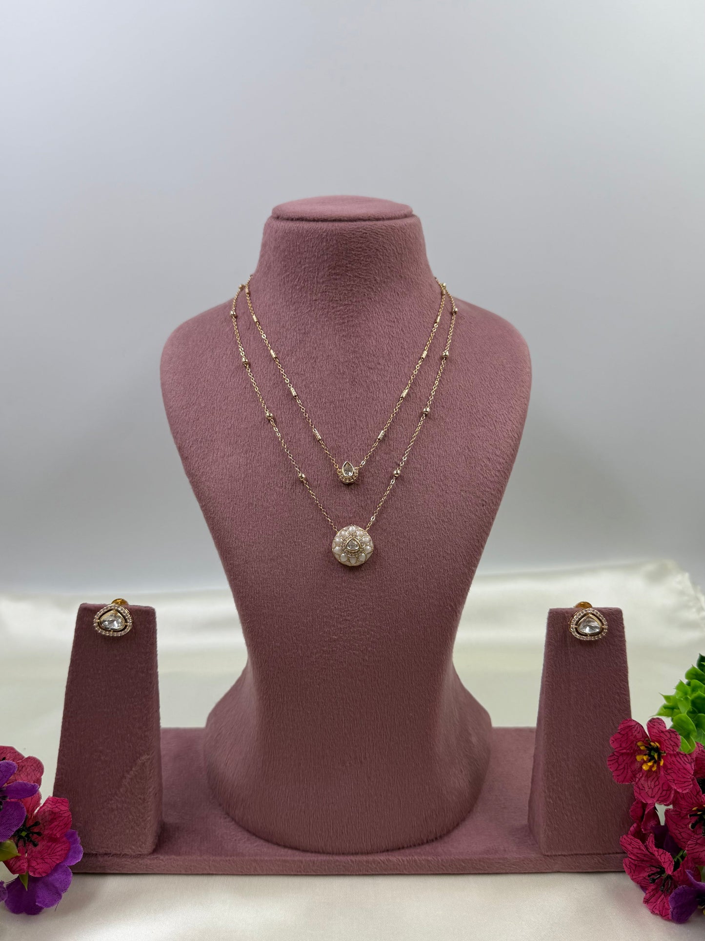 Minal Moissanite Chain Pendant