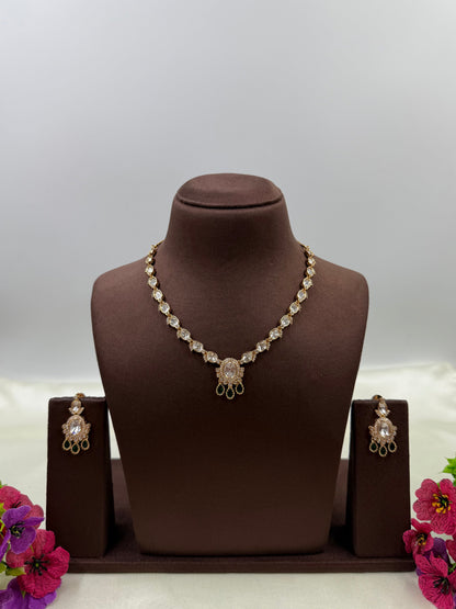 Rutika Moissanite Delicate Necklace