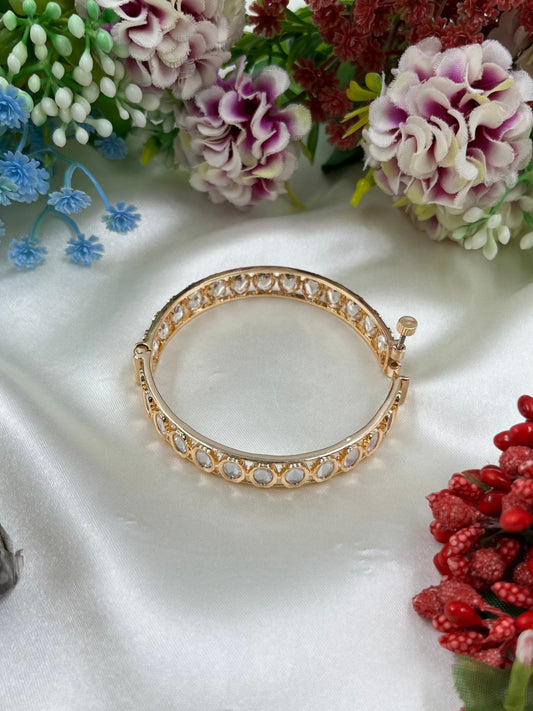 Yogita Moissanite Bangles (Openable)