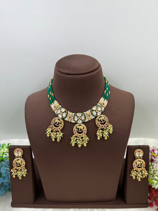 Anaya  Heritage Premium Moti Necklace