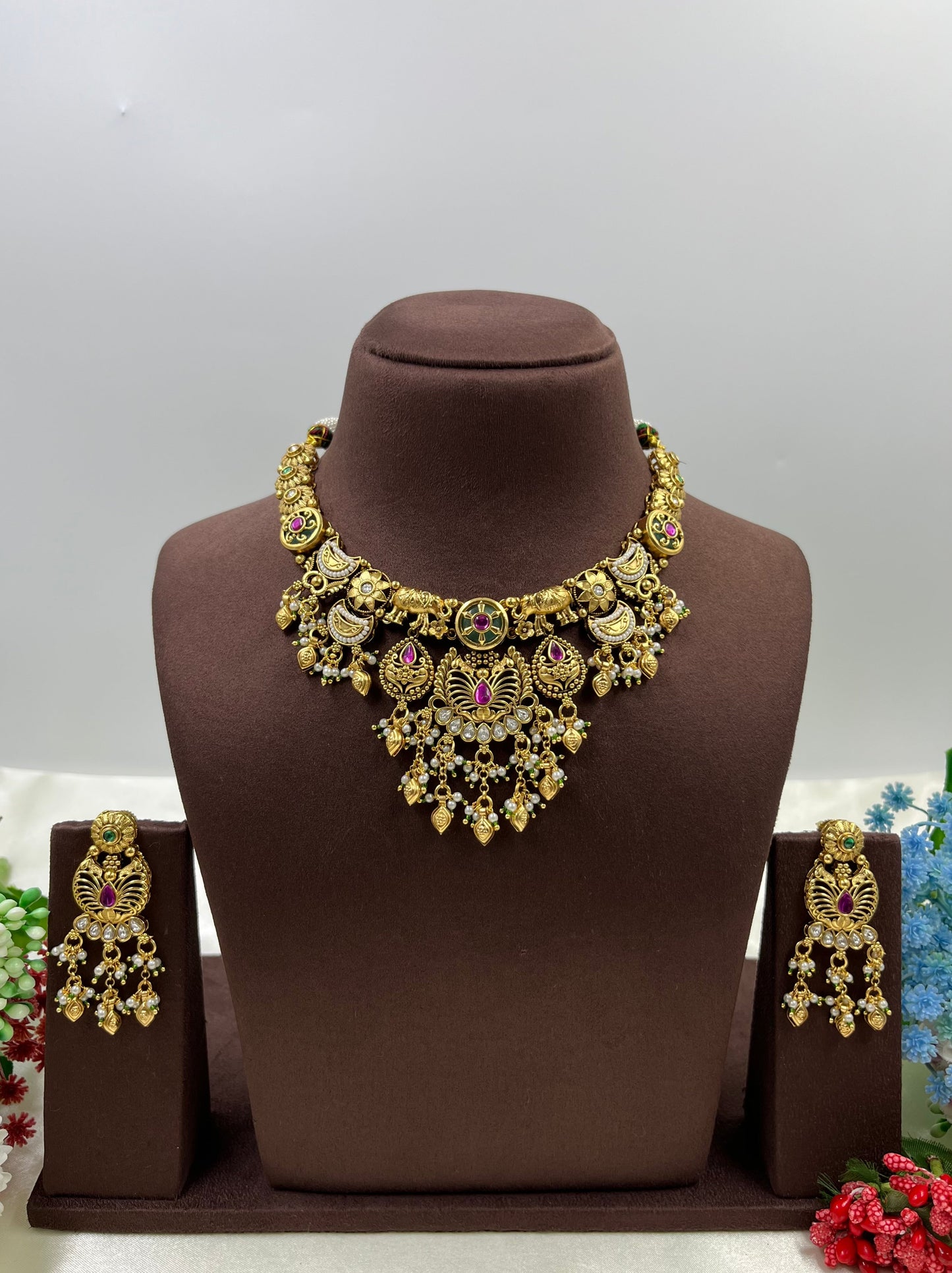 Chitra Heritage Necklace Set