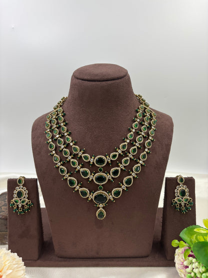 Gulbahar Rani Victorian Layered Necklace