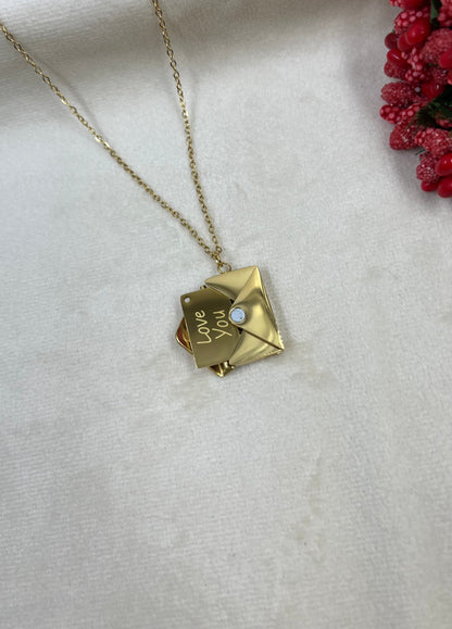 Love You Gold Necklace