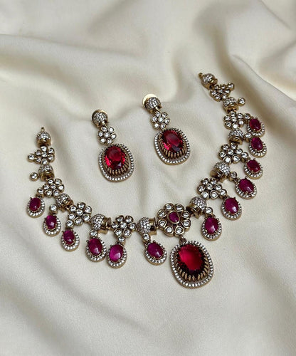 Zia Drop Victorian Necklace Set